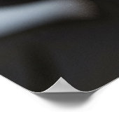 Black Wave Fluidity Poster (Ecke)