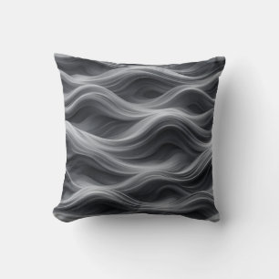 Black Wave Kissen