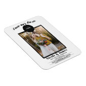 Black Wax Siegel Foto Hochzeit Speichern Sie das D Magnet (Rechte Seite)