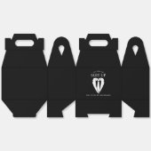 Black Wedding Anzug and Krawatte Trauzeuge Vorschl Geschenkschachtel (Ungeklappt)