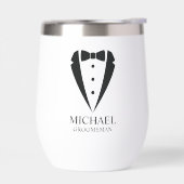 Black Wedding Tuxedo Anzug Personalisierte Trauzeu (Links)