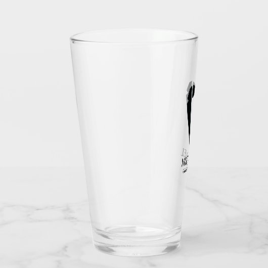 Black Wedding Tuxedo Anzug Personalisierte Trauzeu Glas (Rechts)