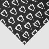 Black Wedding Tuxedo Anzug Seidenpapier (Ausschnitt)