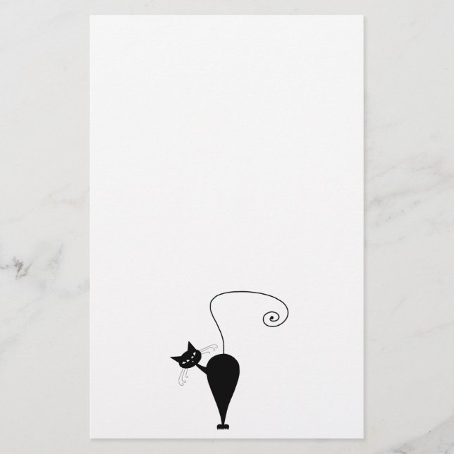Black Whimsy Kitty 5 (Vorderseite)