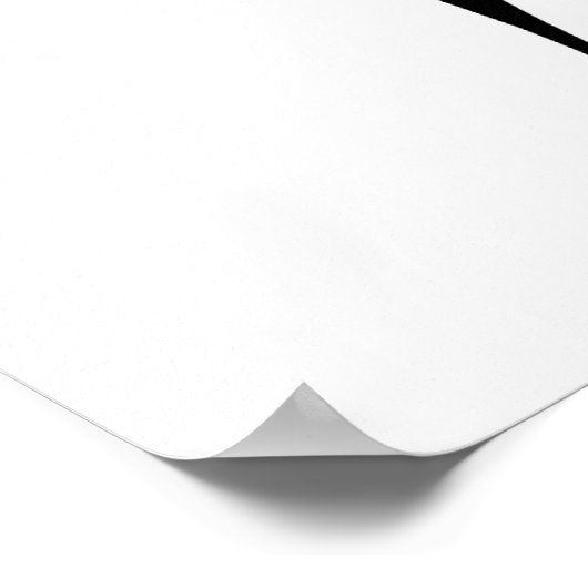 Black Whimsy Kitty 6 Poster (Ecke)