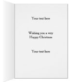 Black Whippet 'Cheese Tax' Christmas card (Innen (Rechts))