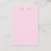 Black&White 17yro kitty Blank Visitenkarte (Rückseite)