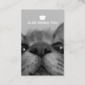 Black&White 17yro kitty Blank Visitenkarte (Vorderseite)