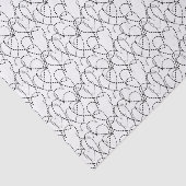 Black White Abstract Hearts Collage Tissue Paper Seidenpapier (Ausschnitt)