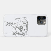 Black & white abstract stick  tapestries wood wall Case-Mate iPhone hülle (Rückseite (Horizontal))