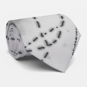 Black & White Abstract Vortex Krawatte (Gerollt)