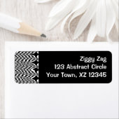 Black & White Abstrakt Zigzag (Insitu)