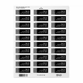 Black & White Abstrakt Zigzag (Vorne)