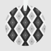 Black, white and grey diamond pattern ornament (Vorderseite)