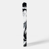 Black & White Anime Girl Case-Mate iPhone Hülle (Rückseite / Links)