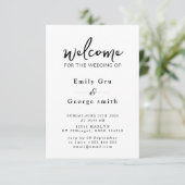 Black & White Anime Wedding Invitation Save The Date (Stehend Vorderseite)