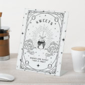 Black & White Baby Dusche Sweet Dessert Table Sockelschild (In SItu)