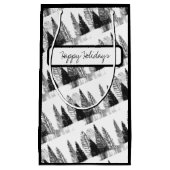 Black & White Bag Geschenktasche Kleine Geschenktüte (Vorderseite)