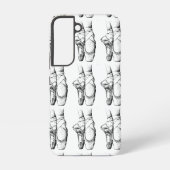 Black & White Ballet Shoes Samsung Galaxy Hülle (Rückseite)