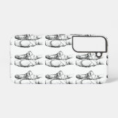 Black & White Ballet Shoes Samsung Galaxy Hülle (Rückseite (Horizontal))