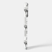 Black & White Ballet Slipper Case-Mate iPhone Hülle (Rückseite / Rechts)