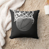 Black & White Basketball American MoJo Pillow Kissen (Decke)