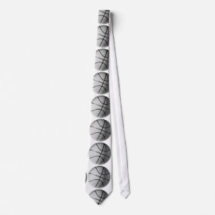 Black & White Basketball Neckwear Krawatte