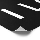 Black & White Basketball Poster I Liebe Dieses Spi (Ecke)