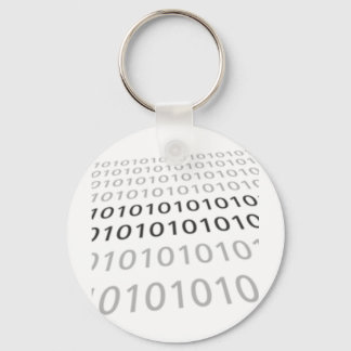 Black & White Binary 01 - GeekShirts Schlüsselanhänger
