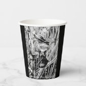 Black & White Birthday Paper Cup Pappbecher (Vorderseite)