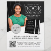 Black & White Book Launch Release Promotional Flyer (Vorne)