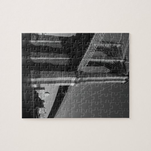 Black & White Brooklyn Bridge Puzzle (Horizontal)