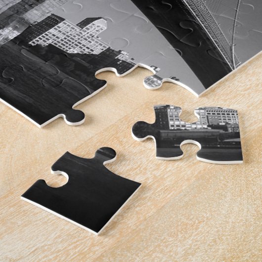 Black & White Brooklyn Bridge Puzzle (Seite)