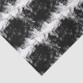 Black White Brushstrokes Collage Tissue Paper Seidenpapier (Ausschnitt)