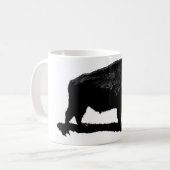 Black & White Buffalo Kaffeetasse (Vorderseite Links)