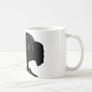 Black & White Buffalo Kaffeetasse