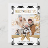 Black & White Buffalo Karo Frohe Weihnachten