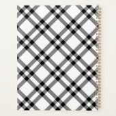 Black & White Buffalo Plaid Planer (Rückseite)