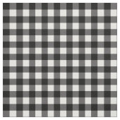 Black & White Buffalo Scheckte Kariert rustikal Stoff (Muster)