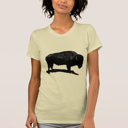 Black & White Buffalo T-Shirt (Vorderseite)