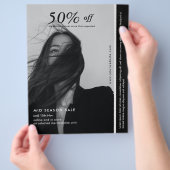 Black & White Business Flyer (Hand)