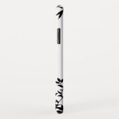 Black, White, Butterflies iPhone Case, Case-Mate iPhone Hülle (Hinten/Rechts)