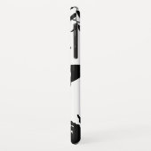 Black, White, Butterflies iPhone Case, Case-Mate iPhone Hülle (Hinten/Links)