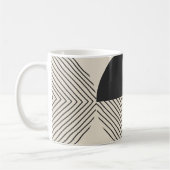 🖤 Black & White Chic: Die elegante Polka-Tasse Kaffeetasse (Links)
