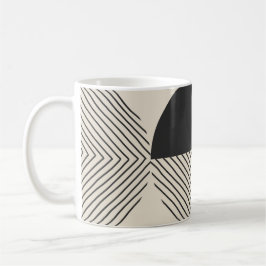 🖤 Black & White Chic: Die elegante Polka-Tasse Kaffeetasse