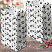 Black White Christmas Kleine Geschenktüte