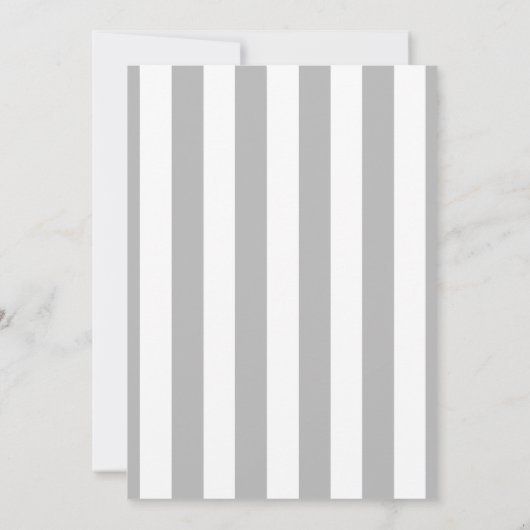 Black & White Circle Zelt mit Red Ticket Geburtsta Einladung (Rückseite)