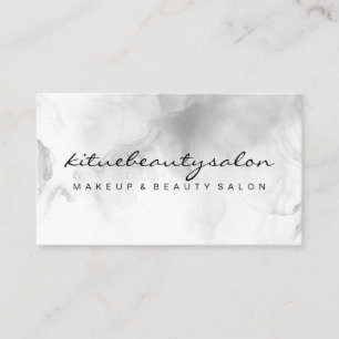 Black White Clouds Visagist Haarstylist Visitenkarte