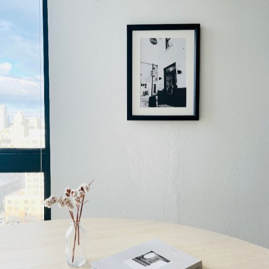 Black & White Coffee Shop Fotoster Poster