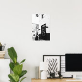 Black & White Coffee Shop Fotoster Poster (Heimbüro)